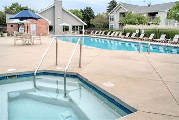 Heated outdoor pool